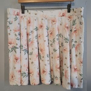 Floral Mini Skirt